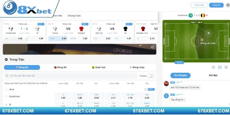 Cá cược siêu tốc tại sảnh 8XBET có chế chơi nhanh siêu hấp dẫn