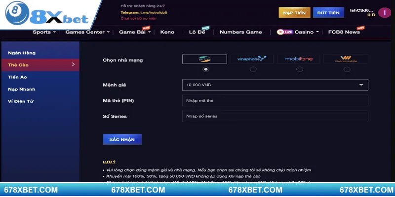 Hướng dẫn rút tiền tại 8XBET - Chỉ 5 phút để chạm tay vào số dư của hội viên