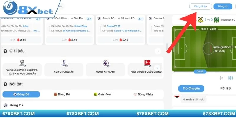 Nguyên nhân thường gặp khiến quá trình đăng nhập 8XBET thất bại